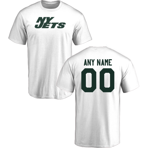 Men New York Jets Design-Your-Own Short Sleeve Custom NFL T-Shirt->->Sports Accessory